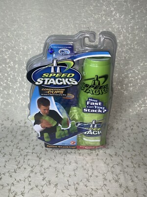 SPEED STACKS Green Competition Cups  &  Carrying Bag