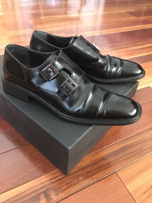 Gucci oxford women black leather shoes 