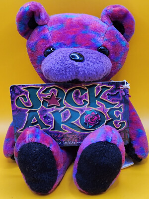 GRATEFUL DEAD - BEAN BEAR - BY LIQUID BLUE - ''JACK AROE '' BEAR - RARE - NEW/TAGS