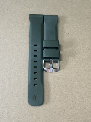22mm bonetto cinturini 285 mens black rubber made in italy dive watch band strap 333764947535