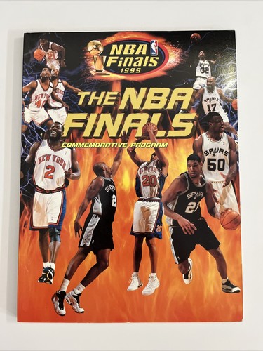 1999 NBA FINALS Commemorative Program San Antonio Spurs Vs