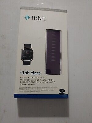Fitbit Blaze Classic Accessory Band (Size Large, Purple Color) New Open Box