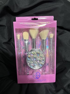 Candie Couture by Margaret Josephs 5 Piece Everyday Eyes Brush Set with mirror