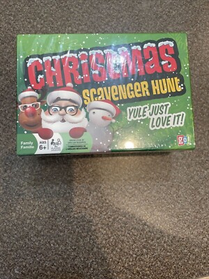 Christmas Scavenger Hunt by Go! Games for Ages 6+ (2 or more players) New&Sealed