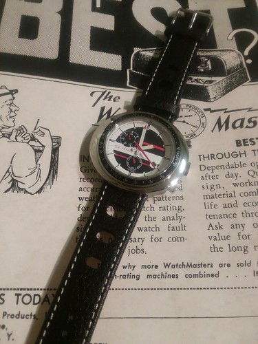 Sears cronogragh triple date 21 JEWELS AUTOMATIC MENS WRISTWATCH super Sharp