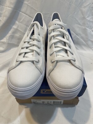 Keds Triple Kick Women s Sneaker, Color White, Size 8.5 M