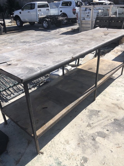 Work bench steel frame aprox 2400x.900 Other Home 