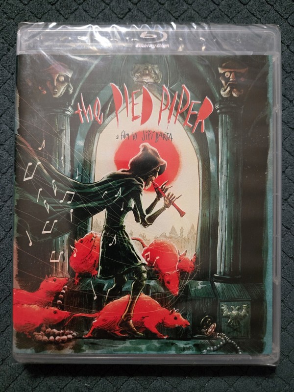 The Pied Piper (1986) Bluray Czech Stop-Motion Animation Deaf Crocodile