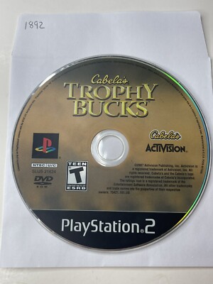 Cabela's Trophy Bucks (PlayStation 2 PS2) NO TRACKING - DISC ONLY #1892