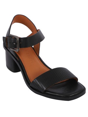 GENTLE SOULS KENNETH COLE Женские черные босоножки на каблуке-клеш Maddy 8,5