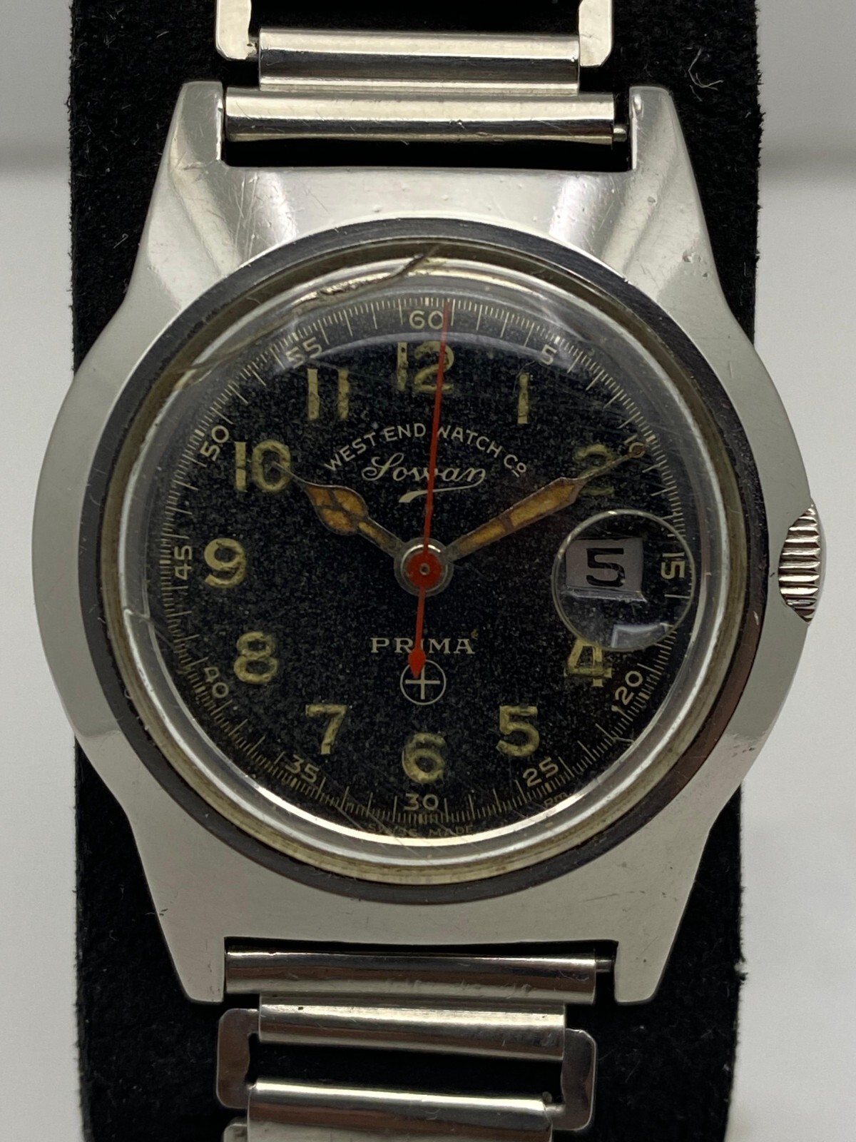 VintageM WEST END WATCH PRIMA Sowar 英軍官有 Vintage Military Size West End Watch Co Sowar Prima Manual