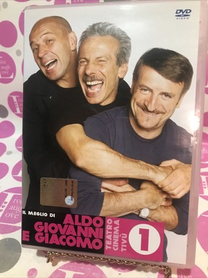 IL MEGLIO DI 1 ALDO GIOVANNI & GIACOMO DVD - LN/MINT CONDITION