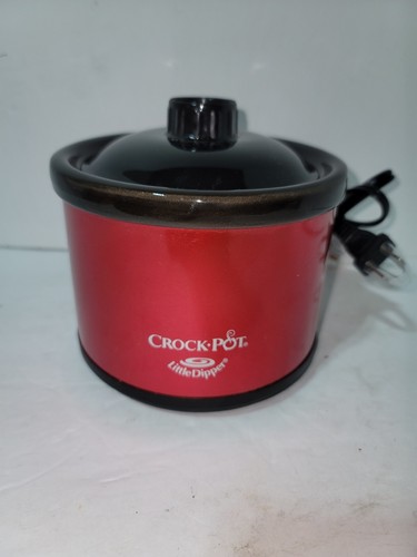 Crock-Pot Little Dipper Mini Warmer Stainless Appetizer Server Slow Cooker 