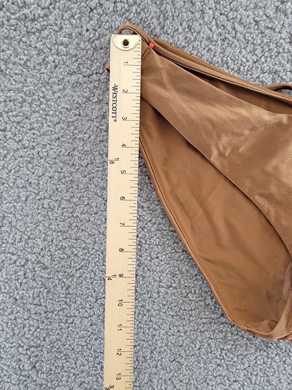 Simkhai Emmalynn Strappy Bikini Bottom Women's L Bronze Elastic Waist Pull On - Picture 8 of 16