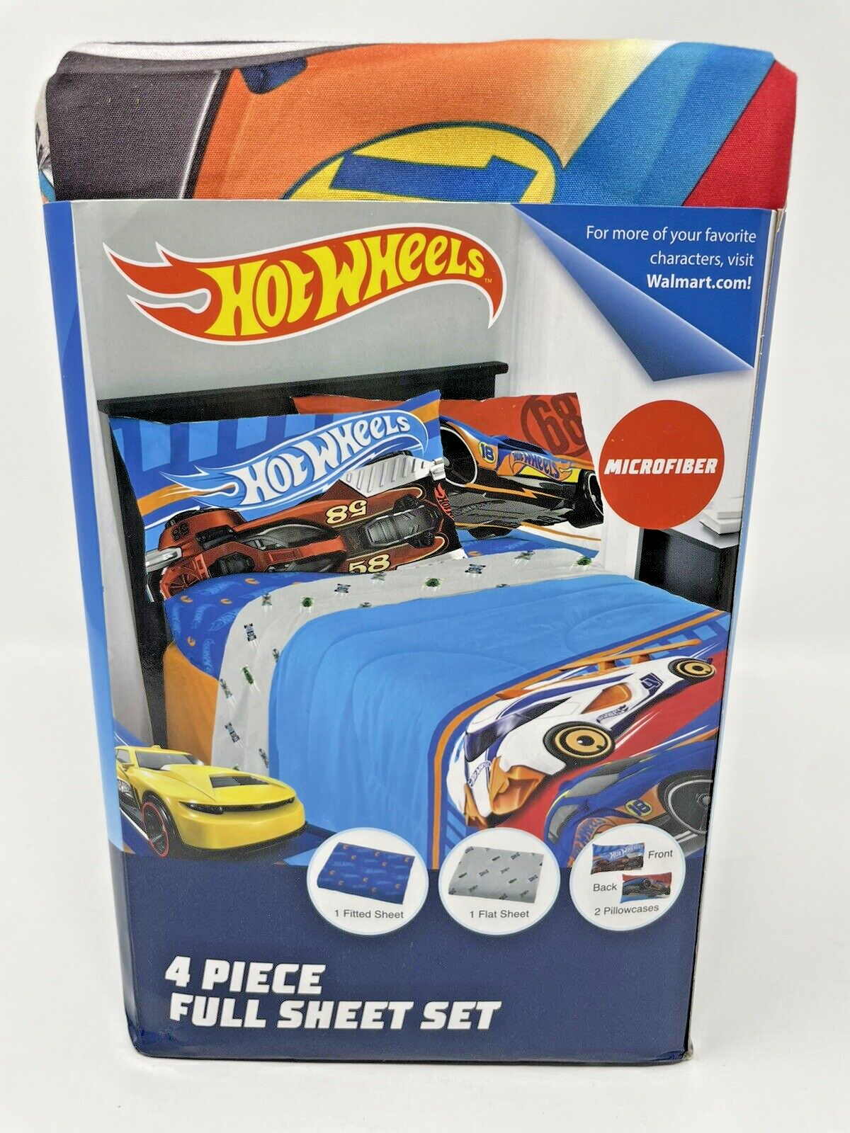 Kids Bedding Super Soft Sheet Set, 4 Piece Full Size