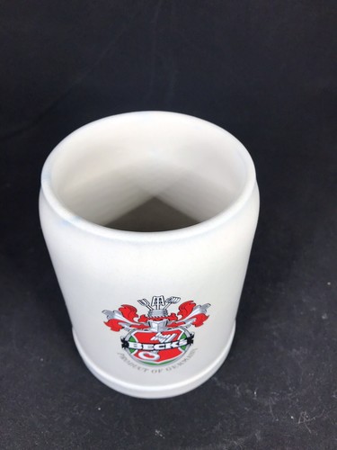 Becks Ceramic German Beer Stein Mug