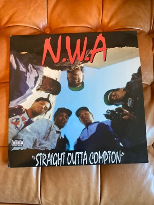 NWA Straight Outta Compton RARE Euro import gatefold vinyl 2LP