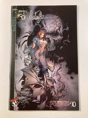 WITCHBLADE #10 Signed Michael Turner DARKNESS #0 1st Appearance VARIANT Key 1996
