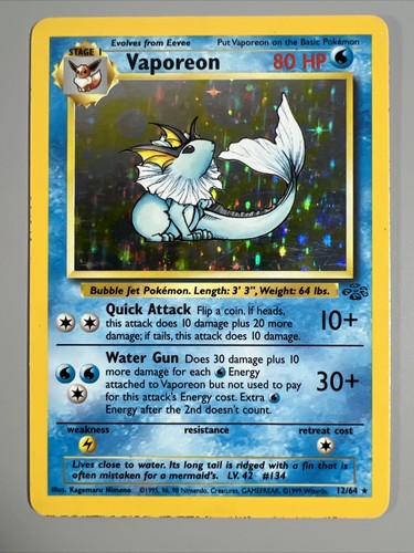 Vaporeon #134 Prices | Pokemon Japanese Jungle | Pokemon Cards