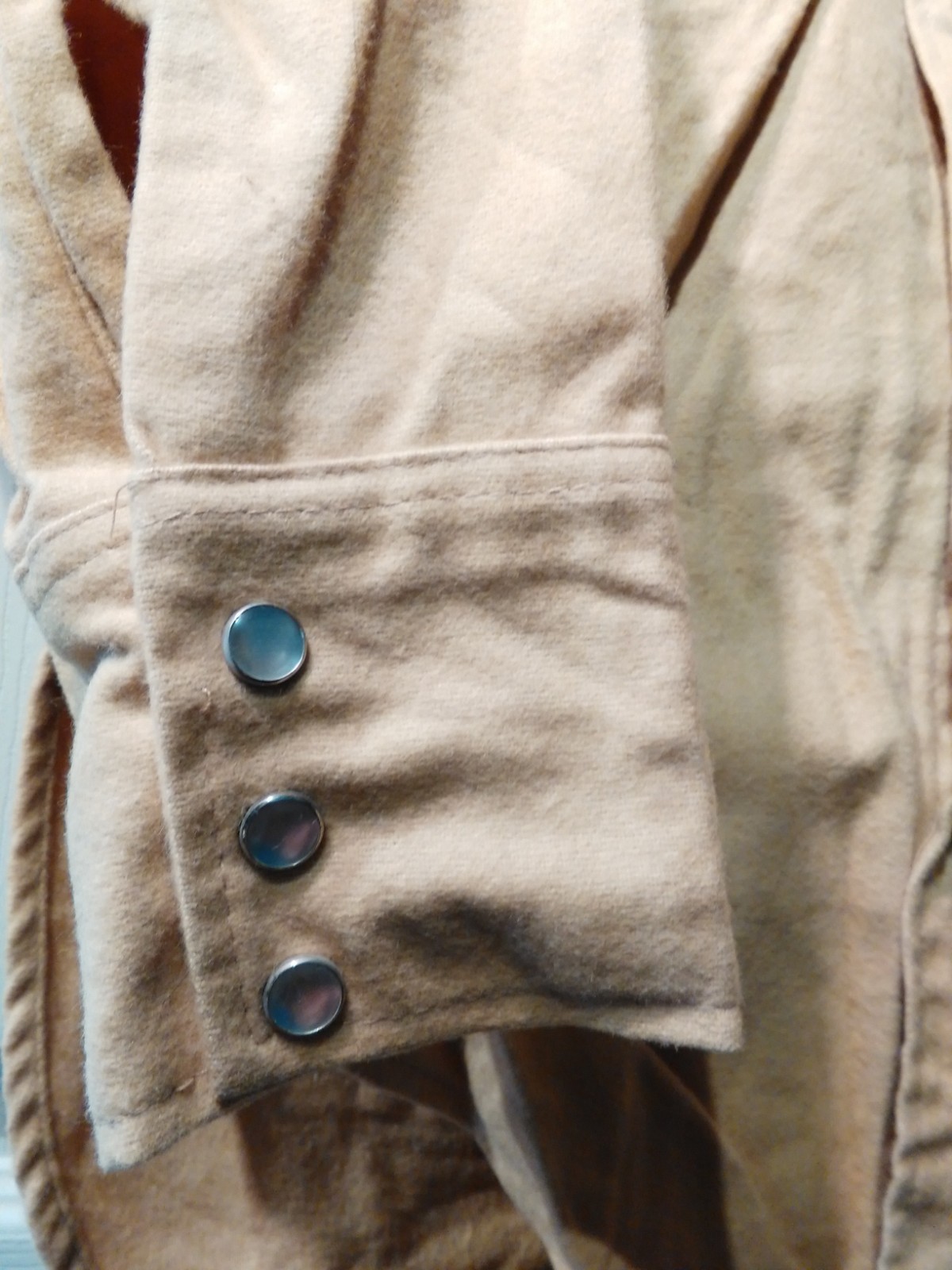 Vintage WOOLRICH Chamois Heavy Flannel Shirt Small Western Snap USA Ex Cond!