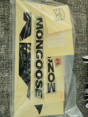 mongoose bmx decal set