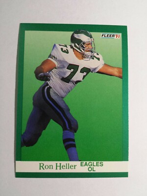 RON HELLER 1991 FLEER FOOTBALL CARD # 328 C4960