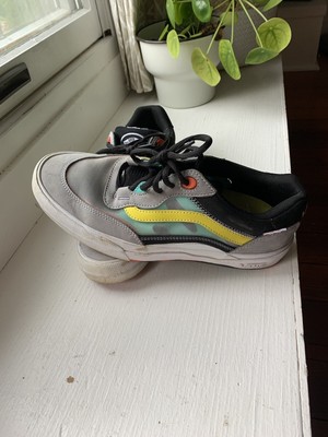 Vans Wayvee Lucid Gray Blazing Yellow White Size US 9.5 MENS