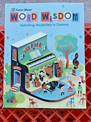 Zaner-Bloser Word Wisdom Grade 6 Student Edition 2017 Edition Mint Condition-22D