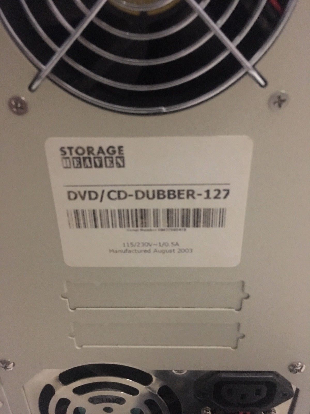 Storage Heaven DVD/CD-DUBBER 127 Standalone 1x7 Combination DVD CD Copier