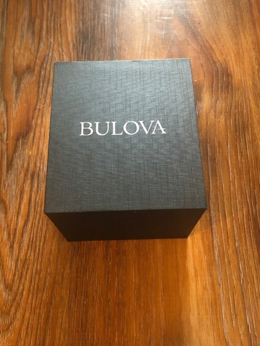 Bulova 100% Authentic Watch Gift Empty Box Display Case