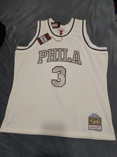 Mitchell & Ness 76ers シャツ サイズ50（2XL） Men's Mitchell & Ness Black Philadelphia 76ers Big & Tall