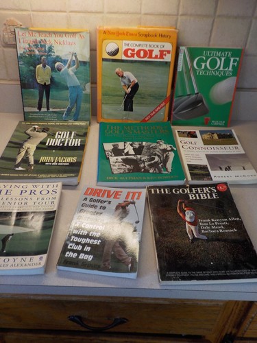 Lot Of 9 Vintage Collectible Books Nicklaus