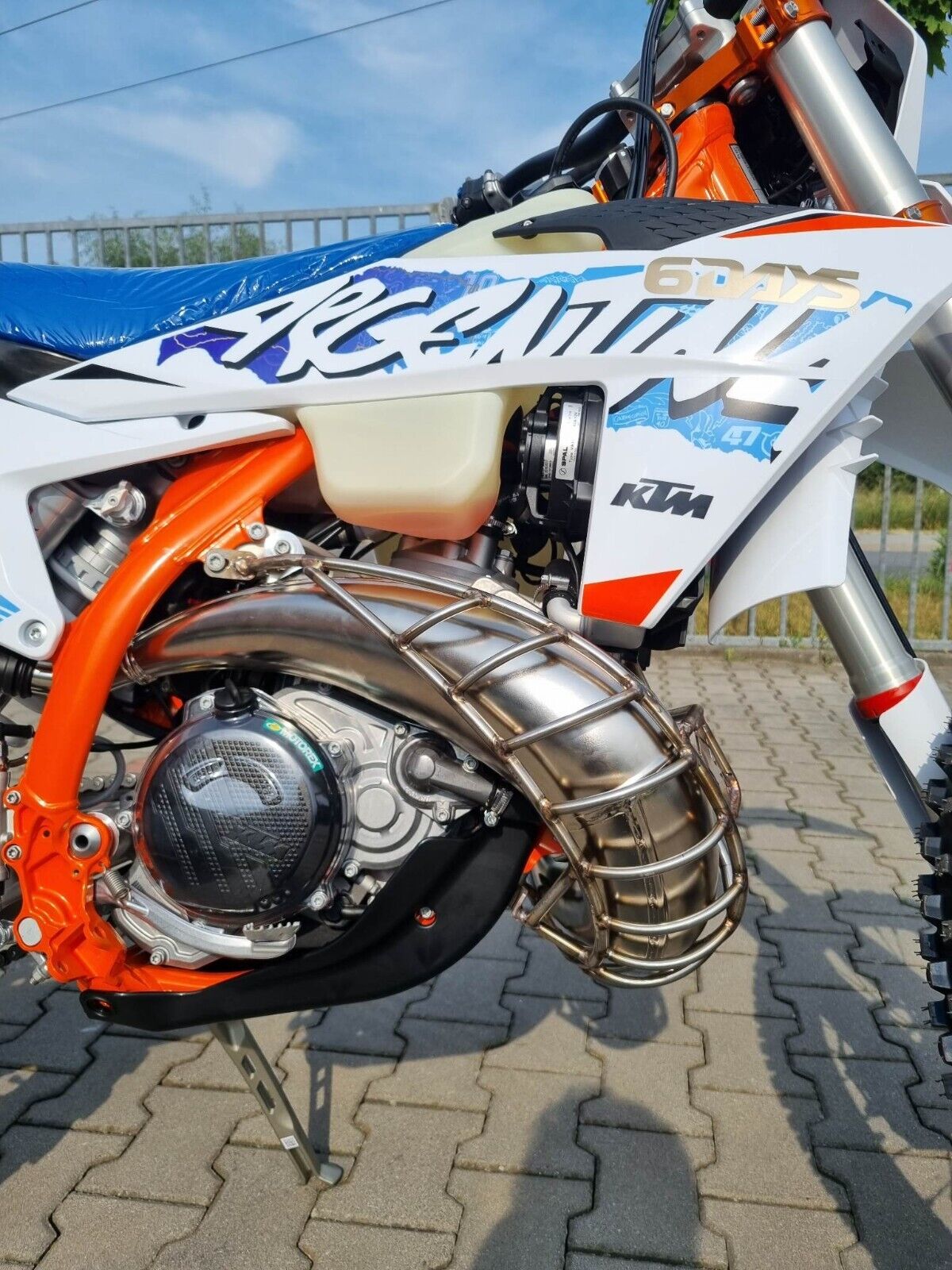 TBI KTM Husqvarna GAS GAS 250/300 Pipe Guard Diffusorschutz TBI KTM Husqvarna GAS GAS 250/300 Pipe Guard Diffusorschutz