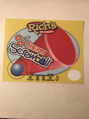 Screwball Ice Cream Sticker