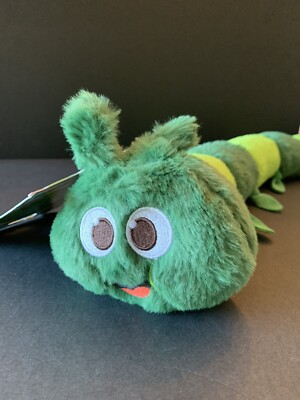 NEW Bow Wow  Long Caterpillar   4 Squeakers Plush No Stuffing Dog Toy - 30 