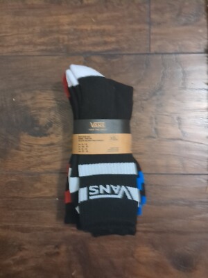Vans Mens Socks - 3 Pack - New With Tags - Sz 9-13 - Long