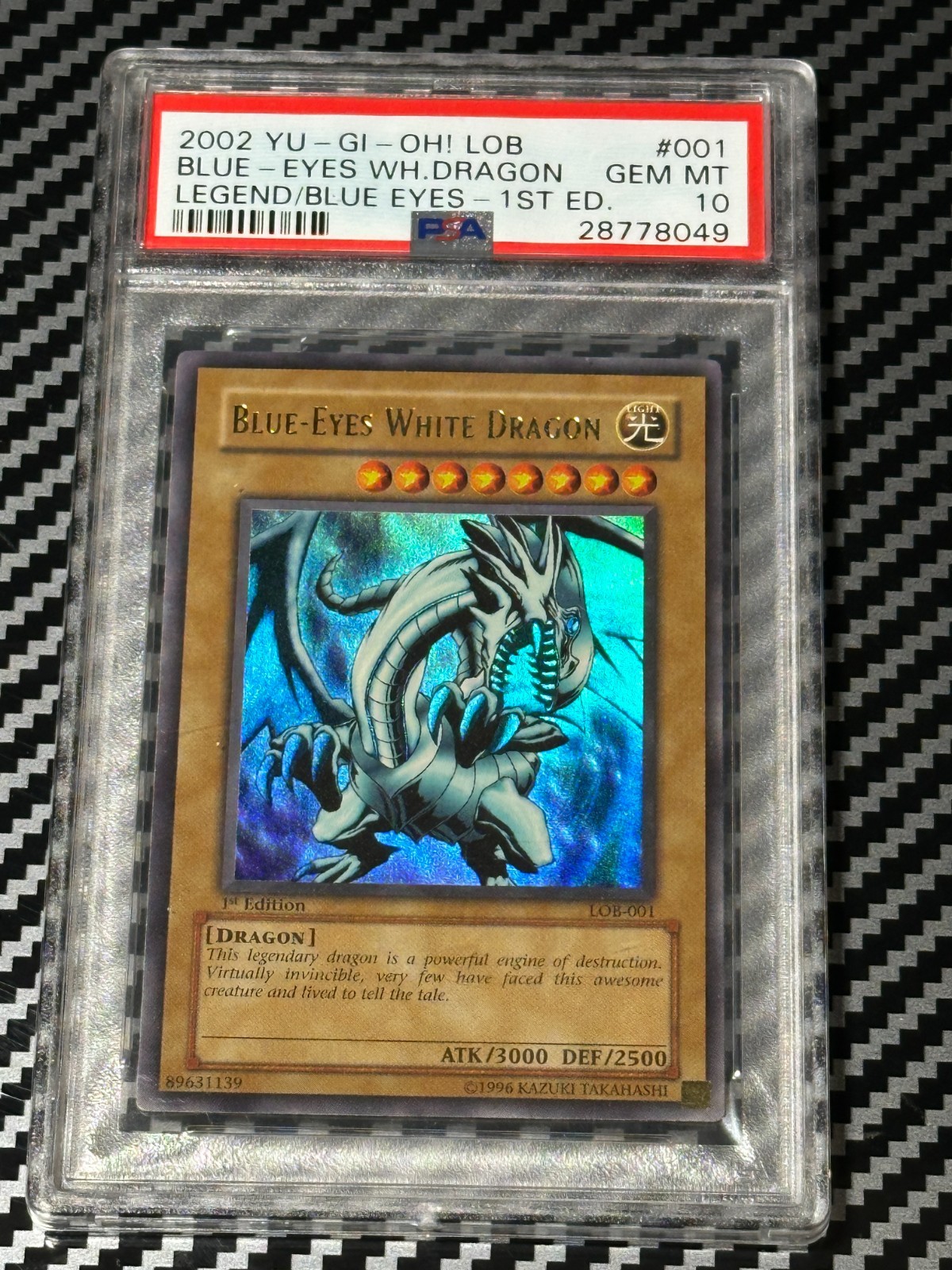 【鑑定品】PSA10 BLUE EYES WHITE DRAGON PSE PSA 10 Gem Mint Blue Eyes White Dragon 25th Anniversary