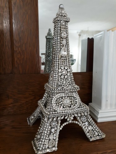 Eiffel Tower Vintage Rhinestones, Shabby Chic, Paris