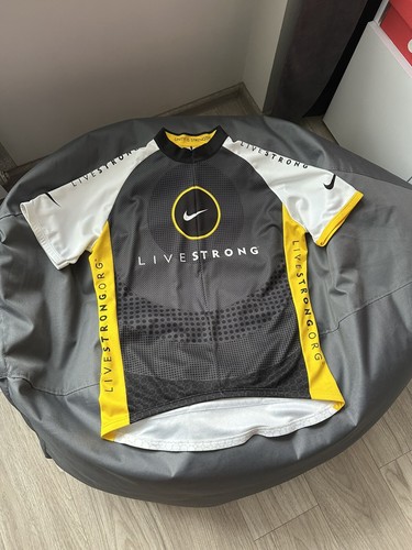 NIKE CYCLING JERSEY LIVE STRONG ORIGINAL SIZE XL | eBay