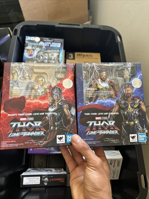 Bandai S.H.Figuarts Thor & Mighty Thor Love and Thunder SHF Action Figure 2022
