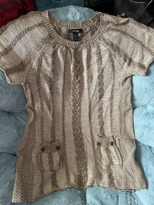 Style & Co 3XL Women Knitted Dress Beige Natural Colors Comfortable Elegant