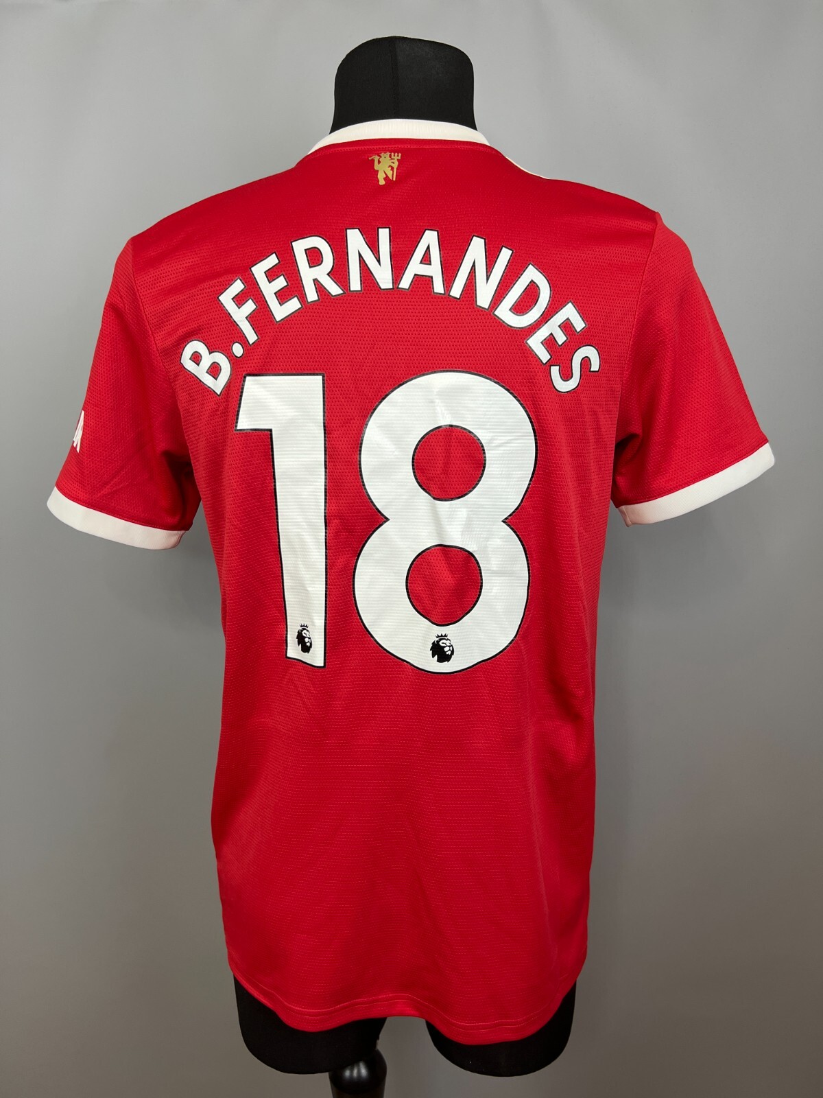 マンチェスターUホームジャージ 8番 Bruno Fernandes M サイズ Adidas Manchester United Shirt B.Fernandes 8 Junior Football