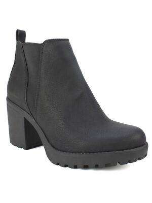 

LUCKY BRAND Женские Черные Ботинки Челси 1 Платформа Pelton Slip On Boots 6,5 M, Черный, PELTON D29649