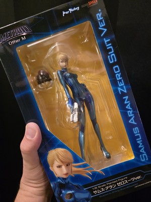 METROID Samus Aran: Zero Suit Ver. PVC 1/8 Figure From Japan