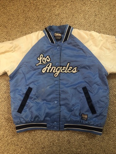 Lakers ジャケット ホワイト ブルー ともきん Vintage Los Angeles Lakers Satin Jacket Blue White NBA