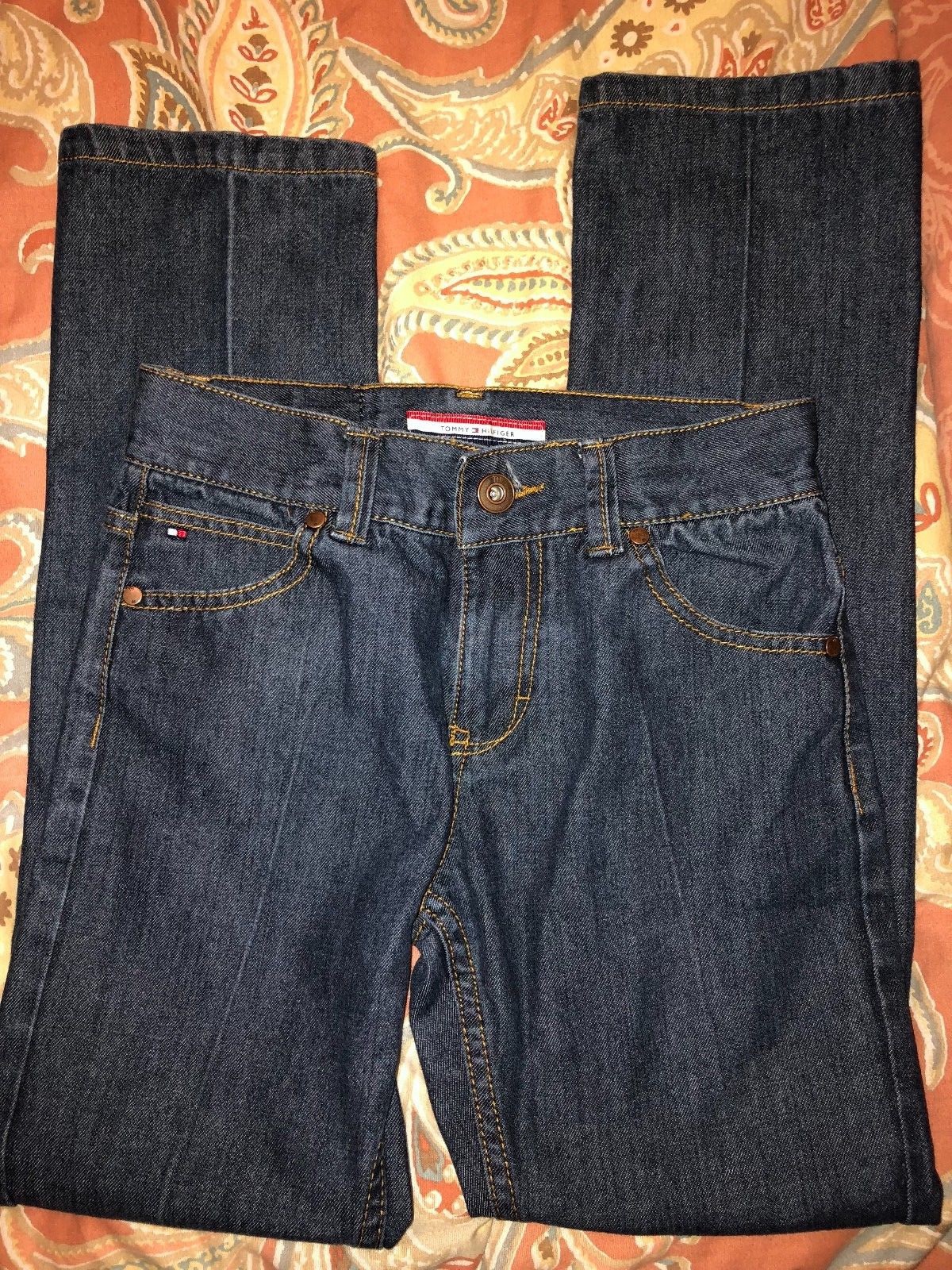Tommy Hilfiger kids blue jeans size 10 flat front