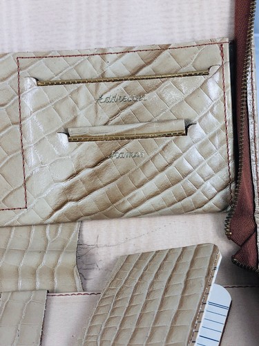 Vintage Mid Century Cooper Weeks Leather Stationary Travel Case