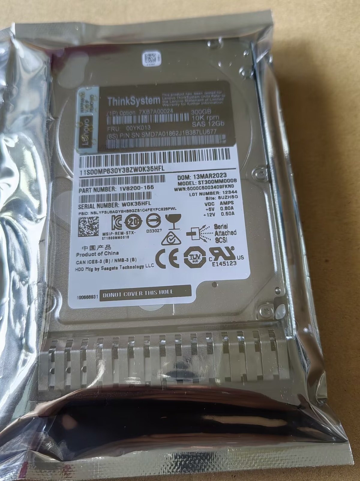 LENOVO 7XB7A00024 00YK013 2.5