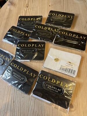Coldplay-Everyday Life-metal Pin Badge-rare 