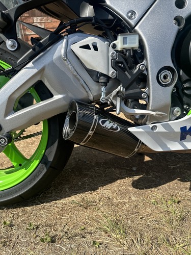 たったったん M4 KA9944 Street Slayer Slip-On Exhaust, Carbon Kawasaki ZX